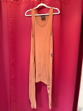 Momper Romper in burnt orange